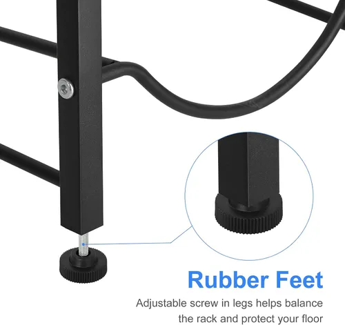 Miniatura 7 de MOOACE Estante para jarra de agua de 3 niveles, soporte desmontable para botella de agua de 5 galones para cocina, oficina, hogar, color negro