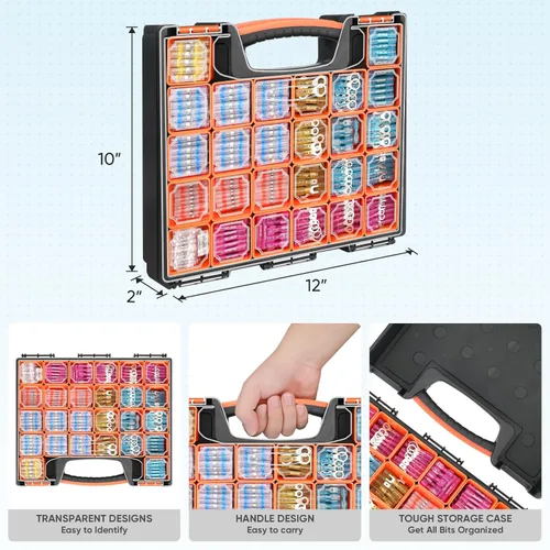 Miniatura 2 de TICONN 1250 piezas de conectores de cables con funda termorretráctil, kit de terminales eléctricos impermeables para uso automotriz y marino