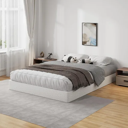 Miniatura 6 de Snaye - Base de cama de resorte de 7 pulgadas tamaño queen, base de colchón de metal para resorte queen de 3000 libras, fácil montaje sin 7 pulgadas