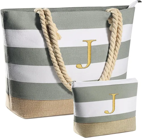 Miniatura 29 de YOOLIFE Beach Bags for Women - Travel Canvas Beach Tote, Pool Waterproof Bag, Travel Essentials, Gifts for Women Birthday