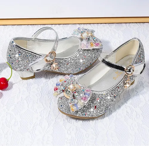Miniatura 3 de Cadidi Dinos Zapatos de vestir para niñas zapatos de fiesta de boda zapatos de tacón Mary Jane Princesa bebéniño pequeñoniño grande