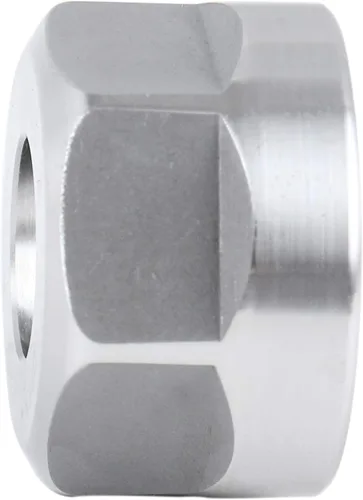 Miniatura 6 de Accusize Industrial Tools Tuerca hexagonal ER16-A, equilibrada a 18,000 RPM en G2.5, ER16-ANUT M22×1.5, Balanced to 18,000 RPM, HRC 50-52, Alloy