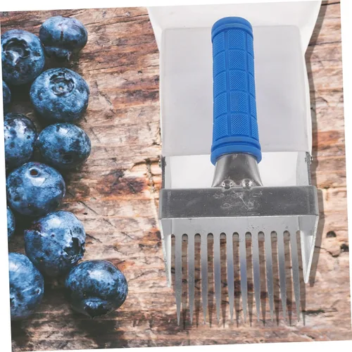 Miniatura 9 de Ipetboom Blueberry Tools Dibbler Berries Tool Rastrillo de hojas Frutas Recogedor de bayas y Rastrillo Suministros Recogedor de Fresas Mango Poste
