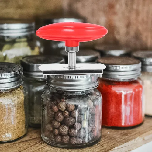 Miniatura 4 de PRETYZOOM Abridor de tarros multiusos resistente al desgaste, abrelatas de botellas pequeñas, suministros para cocina