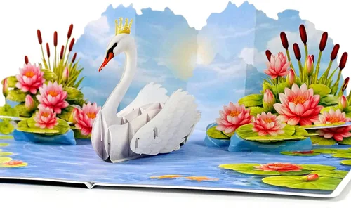 Miniatura 13 de CUTPOPUP - Tarjetas de cumpleaños emergentes de pavo real para mujer, tarjeta de felicitación de flores de cumpleaños 3D para su esposa, madre