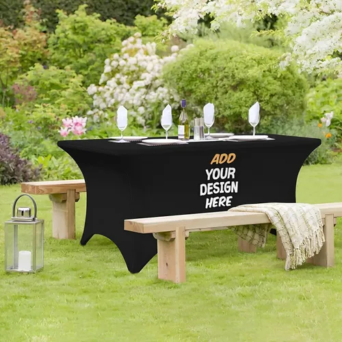Miniatura 6 de wxyzdq Mantel personalizado con logo de empresa, diseño de mantel personalizado con tu imagen y texto, nombre personalizado, alta elasticidad