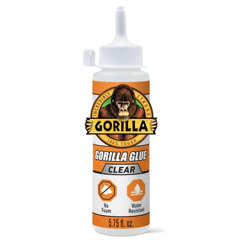 Miniatura 14 de Gorilla - Pegamento transparente, botella de 1.75 onzas (paquete de 1) - Cristal claro, para todo uso y resistente al agua