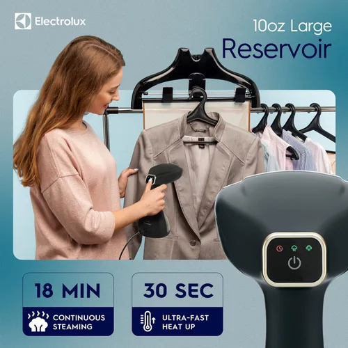 Miniatura 2 de Electrolux Vaporizador para Ropa, 1500 Vatios Vaporizador Portátil de Mano para Telas y Prendas con Removedor de Pelusa y Cepillo de Tela