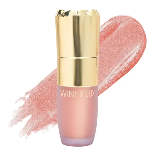 Miniatura 9 de Winky Lux Cheeky Rose Liquid Sculpt - Bronceador líquido sin peso de alto pigmento y contorno, mezclable sin esfuerzo, acabado de terciopelo ligero