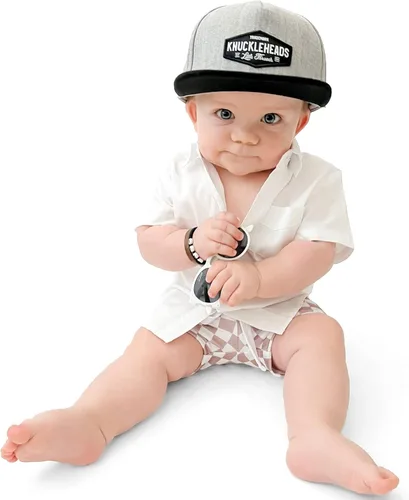 Miniatura 64 de Born to Love - Gorra de béisbol para niño y bebé con visera, en color blanco y azul