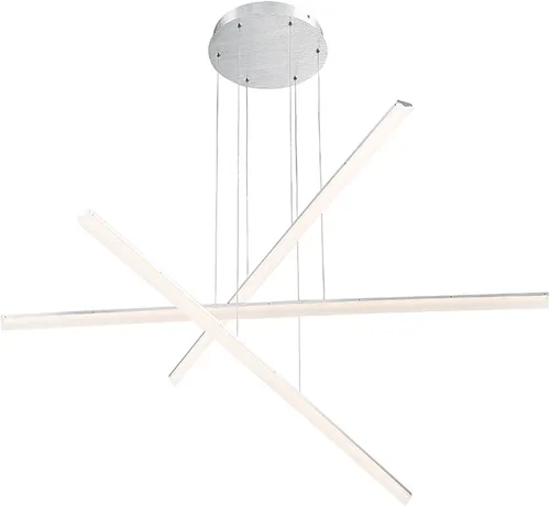 Miniatura 4 de WAC Lighting dweLED, pila 3 luces LED colgante lineal 3000K en negro
