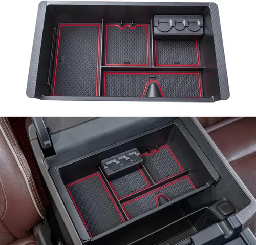 JKCOVER Compatible con Chevy Silverado/GMC Sierra 2014-2018 y Chevy Tahoe Suburban/GMC Yukon 2015-2020 accesorios de bandeja organizadora de consola