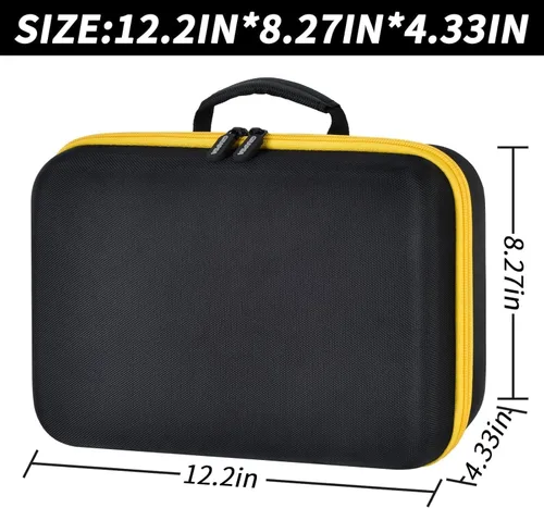 Miniatura 5 de Estuche rígido para almacenamiento de herramientas, para guardar herramientas de taladro DeWalt y amoladora angular/para inflador de neumáticos