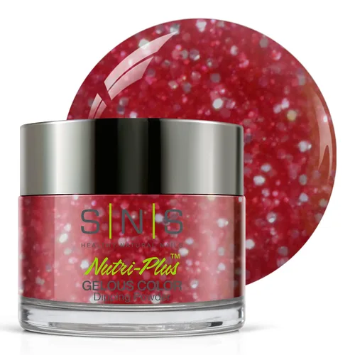 Miniatura 15 de SNS Polvo de inmersión de uñas, polvo de inmersión de color geloso – Alaskan Cruise (gris metálico/plateado, brillante) – Color de uñas de larga