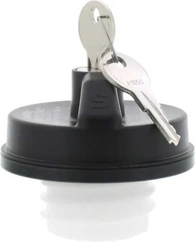 Miniatura 9 de MotoRad Tapa de combustible de bloqueo similar con llave regular, color negro