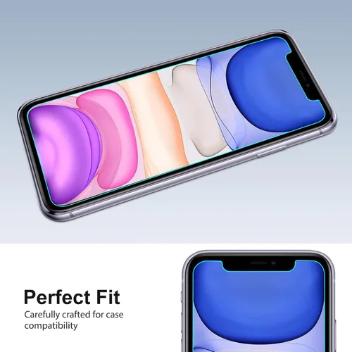 Miniatura 5 de Protector de pantalla para iPhone XC, cristal templado resistente a los arañazos, 4