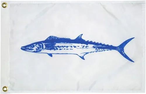 Miniatura 5 de Taylor Made Products - Bandera de captura de pescador, banderín de pez, nailon, 12 x 18 pulgadas