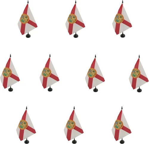 Miniatura 102 de Bandera de mesa de Colorado de 4 x 6 pulgadas, bandera de escritorio del estado de Colorado de EE. UU., 5.9 x 3.9 in, palo y base de plástico negro