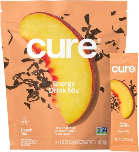 Cure Hydration Performance | Mezcla para bebida energética con electrolitos a base de plantas | Sin azúcar añadida | Polvo para alivio de la