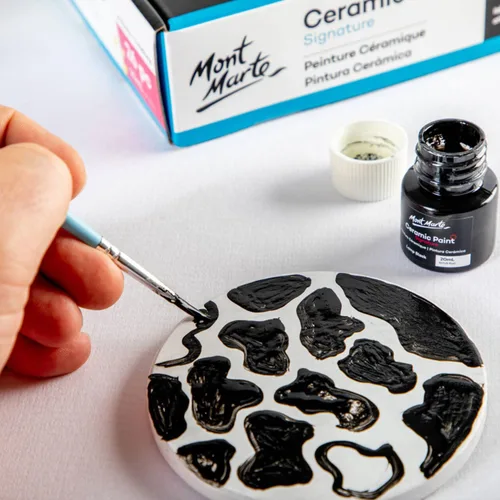 Miniatura 4 de Mont Marte Juego de pintura de cerámica Signature 26 x 0.7 US fl.oz (0.7 fl oz), multicolor, pintura cerámica vibrante, adecuada para porcelana