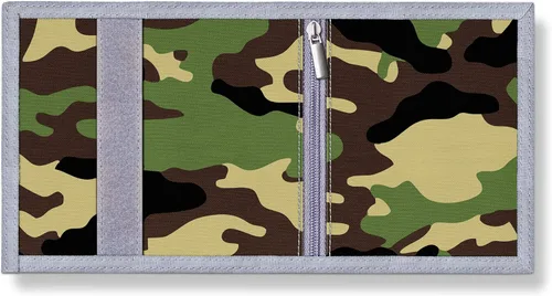 Miniatura 3 de Cartera para niños y niñas billetera triple para niños de 4 a 18 años cartera para niños pequeños con bolsillo para monedas con cremallera y 8