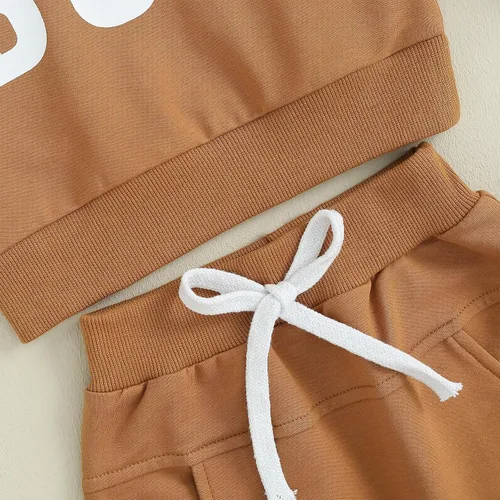 Miniatura 6 de Conjunto de sudadera de manga larga para bebé niño, ropa de otoño e invierno