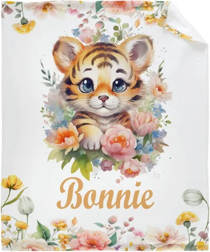 Miniatura 12 de Manta de mariposa personalizada con texto, manta de franela personalizada con nombre, para niños, perros y gatos, regalo de 30 x 40 pulgadas, XS