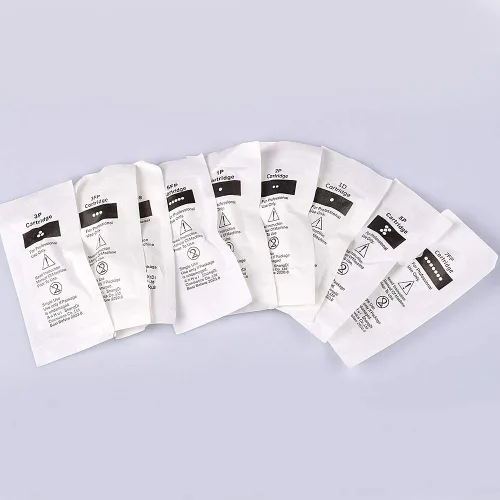 Miniatura 9 de Cartucho de agujas de maquillaje permanente para máquina de tatuaje Eyliner de cejas 1P 3P 5P 5F 7F para sombra de cejas en polvo degradado