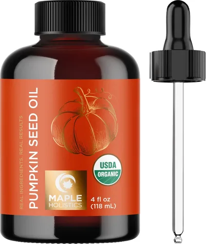 Miniatura 3 de Aceites de semillas de romero y calabaza para el crecimiento del cabello, aceite esencial puro de romero y aceite de calabaza orgánico para hombres