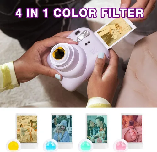 Miniatura 6 de CAIYOULE Accesorios para cámara Fuji Instax Mini 12, paquete de accesorios que incluye estuche de PU para la cámara 12, mini álbum de fotos, marcos
