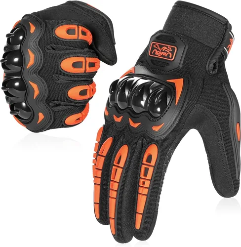 Miniatura 7 de COFIT Guantes de motocicleta transpirables, guantes de motocicleta compatibles con pantalla táctil antideslizantes con buen agarre, protección