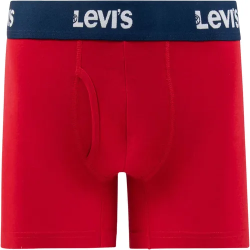 Miniatura 3 de Levi's Calzoncillos tipo bóxer para hombre, algodón elástico transpirable para hombre, paquete de 3