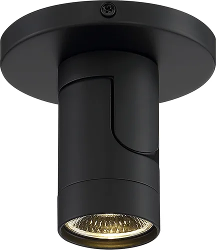 Miniatura 3 de Nuvo Lighting 62/1105 - Foco de techo y pared con monopunto LED ajustable, 12 W, color negro