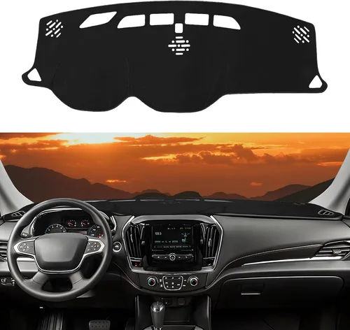 Miniatura 30 de Alfombrilla de tablero de ajuste personalizado para Chevrolet Trailblazer 2021 2022 2023, accesorios con cubierta de salpicadero HUD, alfombrilla