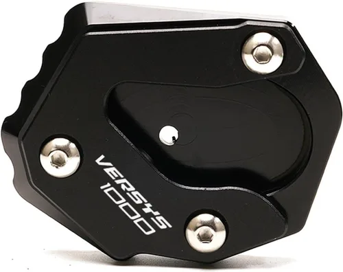 Miniatura 7 de YESKIT Aluminio CNC para Kawasaki VERSYS 1000 VERSYS1000 2015-2022 Soporte lateral de pie de motocicleta Placa de soporte de extensión (Color : gris)