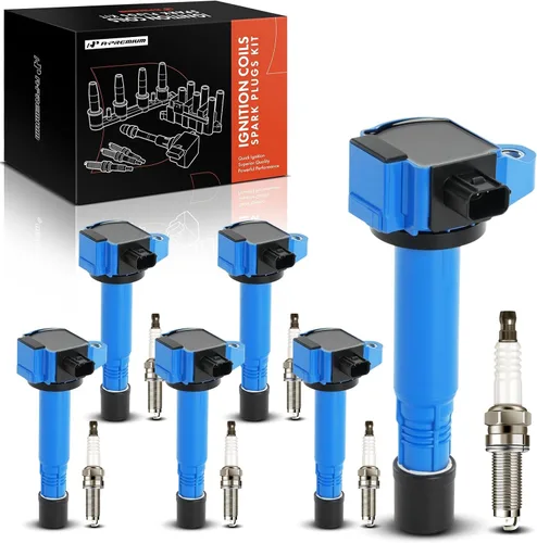 Miniatura 10 de A-Premium Juego de 6 paquetes de bobinas de encendido y bujías de iridio compatibles con Honda Accord 2013-2017, Pilot 2016-2019, Odyssey 2018-2019