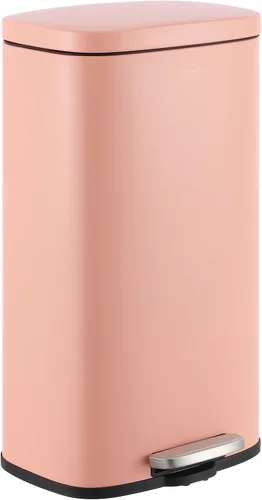 Miniatura 12 de happimess HPM1011I Curtis - Cesta de basura con pedal de apertura de 8 galones, resistente a las huellas dactilares, moderna, minimalista