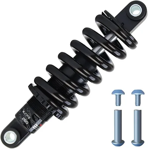 Amortiguadores de resorte para bicicleta WHQ 125mm 150mm 165mm 190mm MTB XC de montaña con amortiguación trasera para bicicleta eléctrica (Libras: