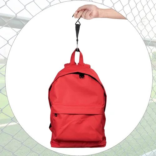 Miniatura 7 de Hungdao Ganchos de nailon para cerca, hebillas colgantes multifuncionales para equipos de béisbol y sóftbol (gancho negro, 12 piezas)