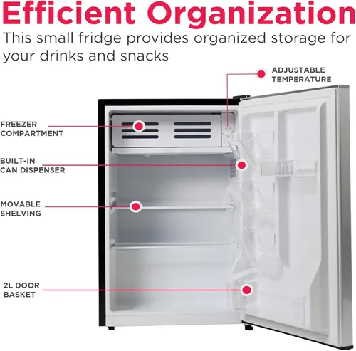 Miniatura 4 de Frigidaire EFR285-6COM, refrigerador de 2.5 pies cúbicos, puerta de acero inoxidable, serie Platinum
