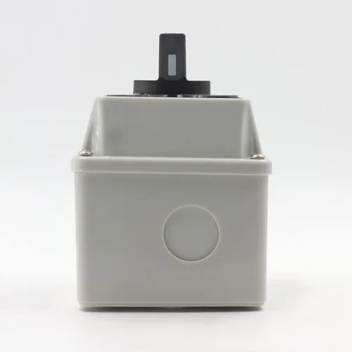 Miniatura 4 de 1 interruptor selector de cambio universal, con caja impermeable, interruptor de alimentación dual, 3 posiciones, 4 terminales, interruptor