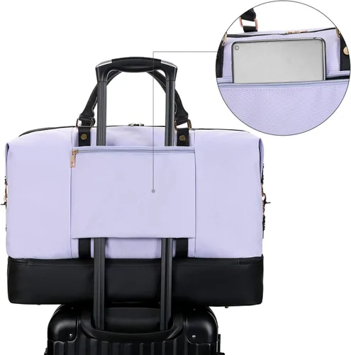 Miniatura 7 de Weekender Overnight - Bolsa de viaje de gran tamaño para hombres y mujeres