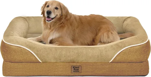 Miniatura 30 de Cama ortopédica grande lavable para perros, sofá XL para perros, cama de cuatro lados para perros, impermeable, antideslizante, para perros de gran