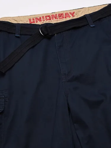 Miniatura 4 de Unionbay Survivor pantalones cortos de cargo con cinturón para hombre