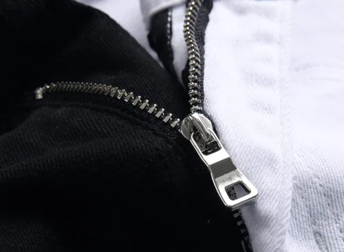 Miniatura 4 de RXXKKK Jeans Flex de ajuste regular de color de contraste para hombre