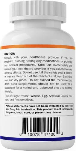 Miniatura 9 de Vitamatic Biotina de alta potencia de 20000 mcg (20 mg) con queratina 100 mg – 120 tabletas – Suplementos de biotina para un cabello, piel y uñas