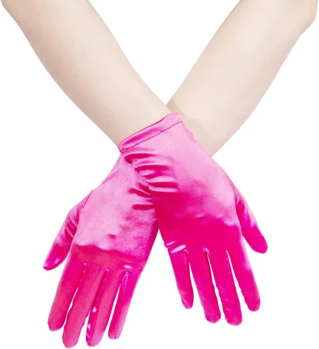Miniatura 4 de JISEN Guantes de terciopelo satinado de los años 20 para mujer, formal, boda, banquete, fiesta, boda, ópera, manopla colorida
