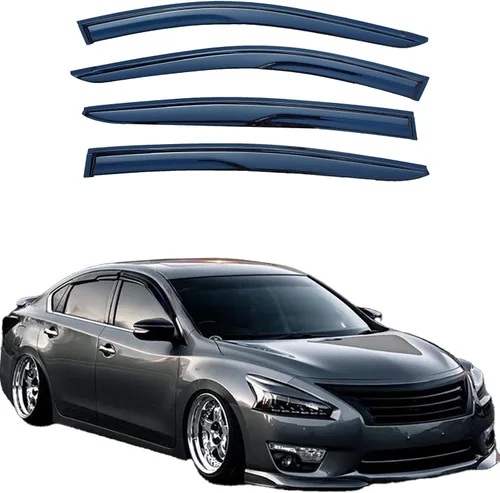 Miniatura 30 de Viseras adhesivas para ventana, protectores de lluvia compatibles con Honda Civic Hatchback 2022-2025, visera de ventilación lateral, deflector