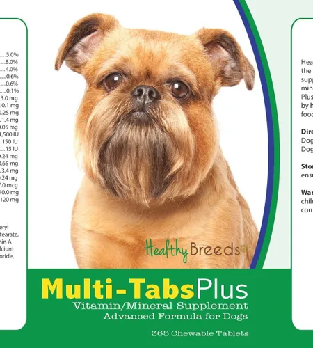 Miniatura 422 de Healthy Breeds American Staffordshire Terrier Multi-Tabs Plus tabletas masticables 180