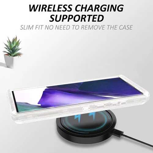 Miniatura 6 de Funda protectora 3 en 1 para Samsung Galaxy S22 Ultra, probada contra caídas militares, funda protectora resistente a prueba de golpes para Galaxy